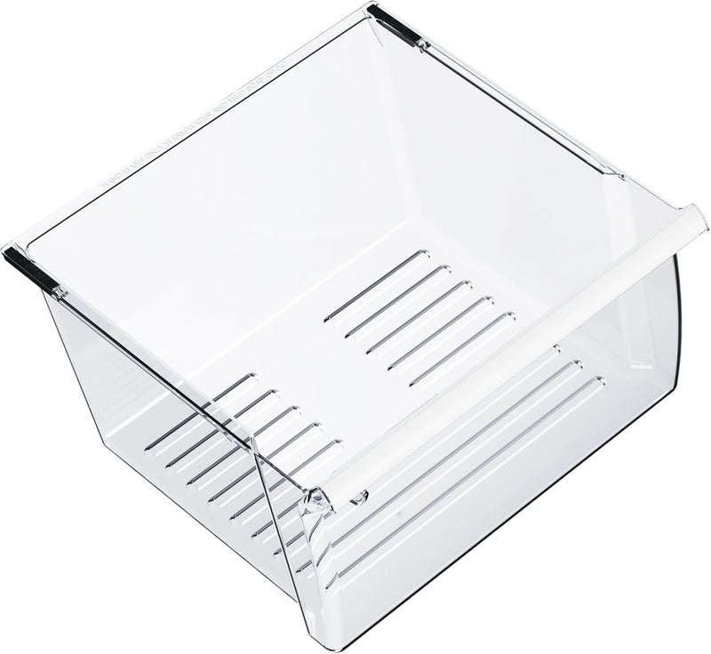 Kojem 2188656 Replacement Crisper Drawer (Upper) Compatible with Whirlpool Kenmore Refrigerator Upper Bin with Humidity Control Plastic (PS) Clear - Image 1